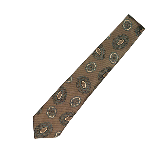 Holliday & Brown | 100th Anniversary Paisley Tie Taupe FH470 8