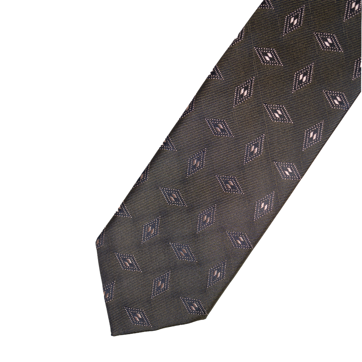 Holliday & Brown | Diamond Patter Tie Dark Green FG958 4