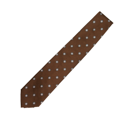 Holliday & Brown | Floral Tie Brown Q9425 5