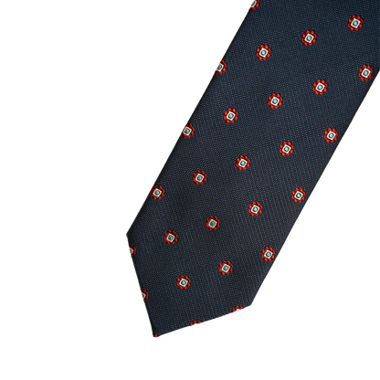 Holliday & Brown | Floral Tie Navy Q9425 3