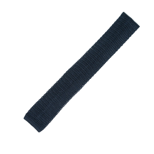 Holliday & Brown | Knit Tie Navy 1E026 1