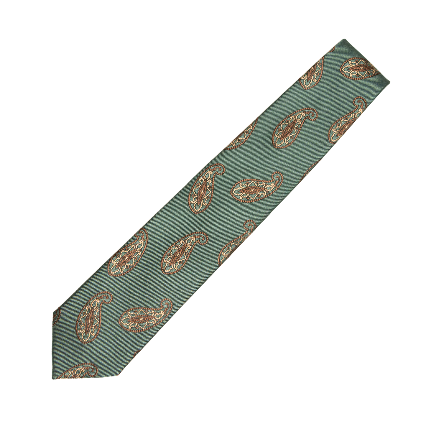 Holliday & Brown | Paisley Tie Persian Green CAR17 6