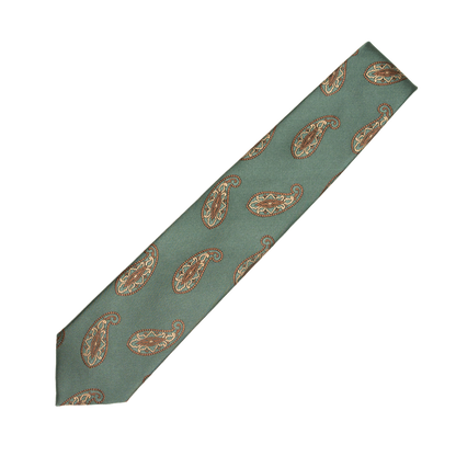 Holliday & Brown | Paisley Tie Persian Green CAR17 6