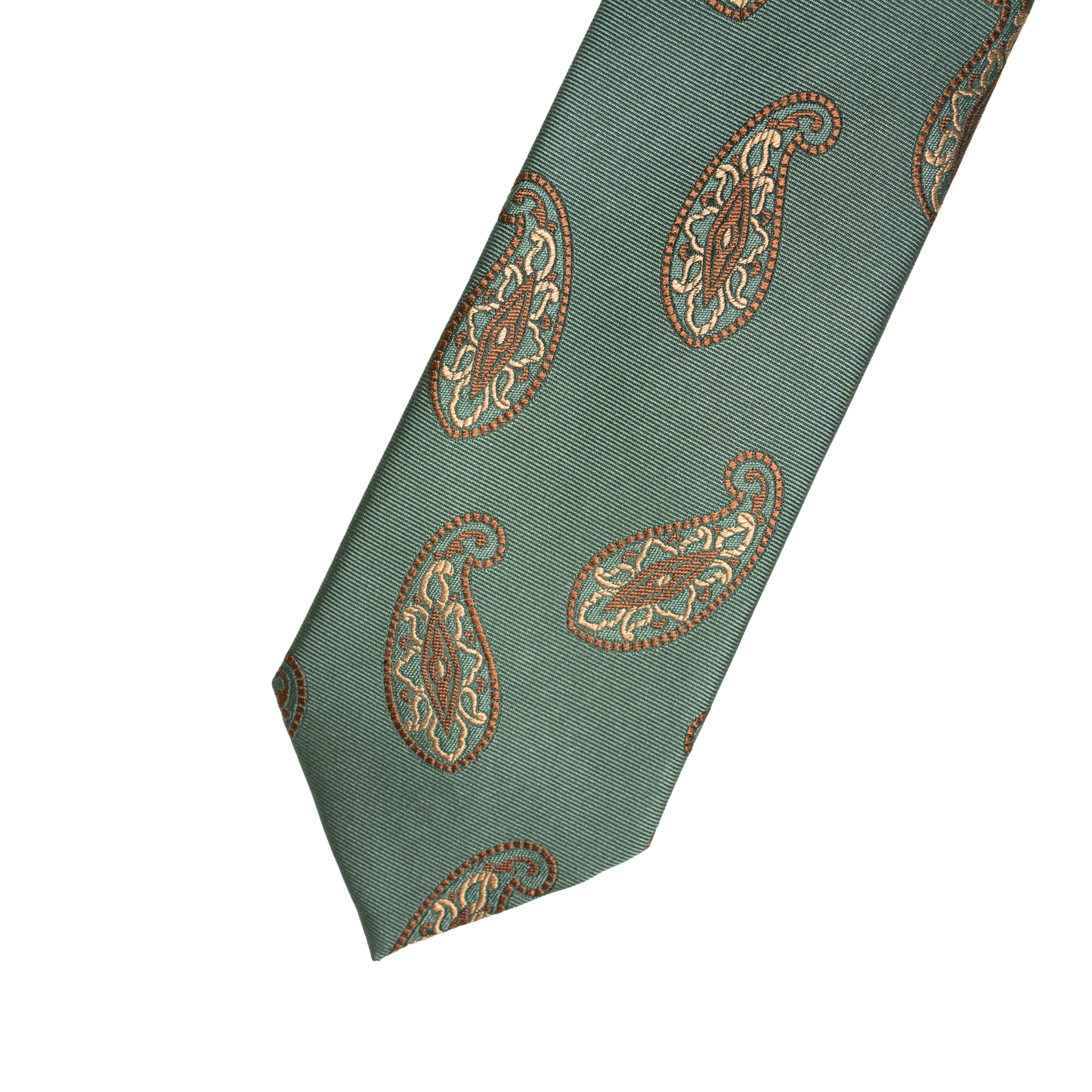 Holliday & Brown | Paisley Tie Persian Green CAR17 6