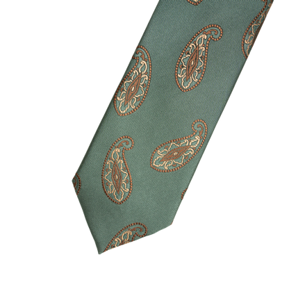 Holliday & Brown | Paisley Tie Persian Green CAR17 6