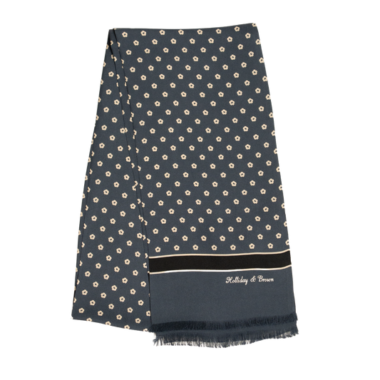 Holliday & Brown | Silk Summer Scarf Foulard Aegean Floral 57458 3