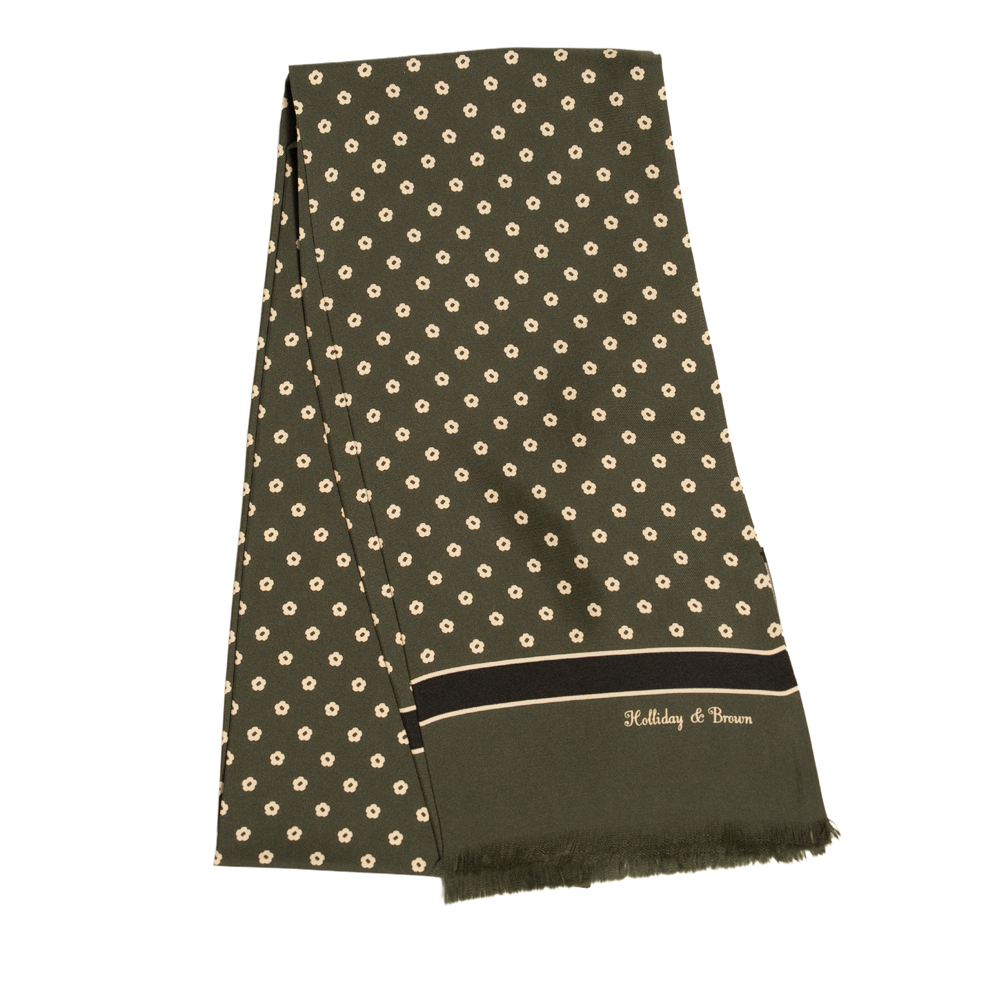 Holliday & Brown | Silk Summer Scarf Foulard Forest Floral 57458 4