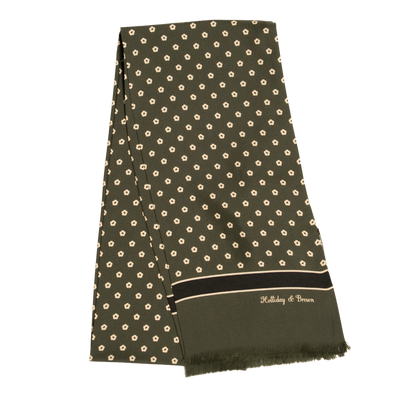 Holliday & Brown | Silk Summer Scarf Foulard Forest Floral 57458 4