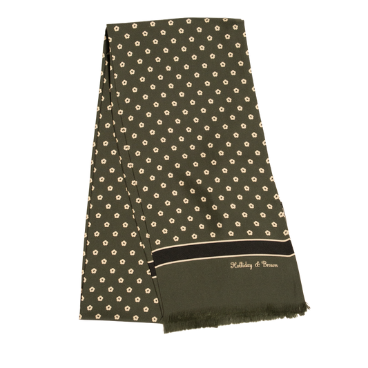 Holliday & Brown | Silk Summer Scarf Foulard Forest Floral 57458 4