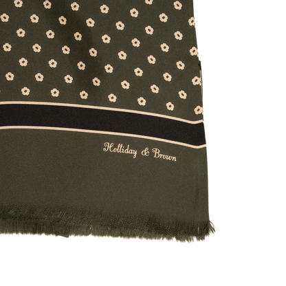 Holliday & Brown | Silk Summer Scarf Foulard Forest Floral 57458 4