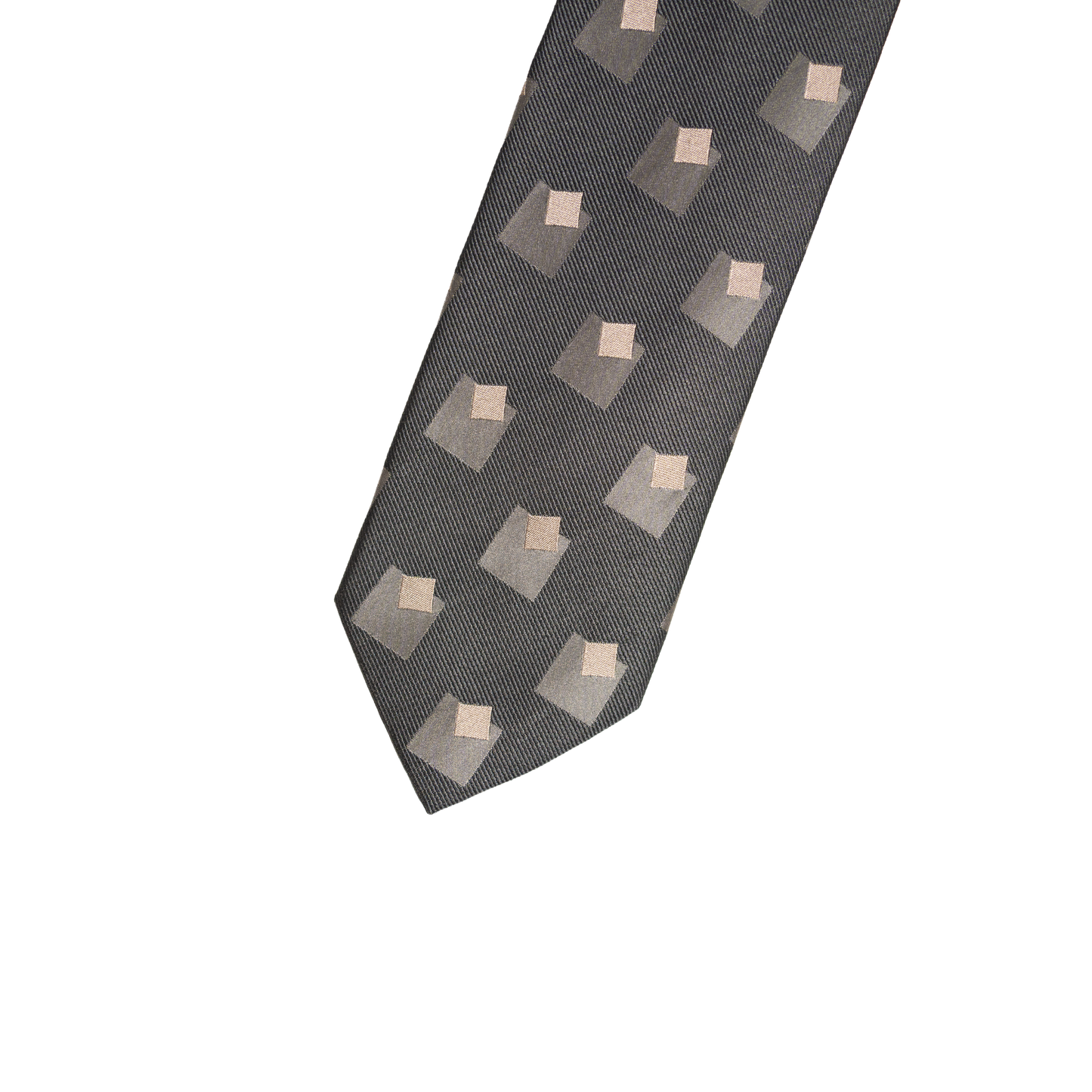 Holliday & Brown | Square Pattern Tie Grey FG957 5