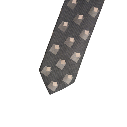 Holliday & Brown | Square Pattern Tie Grey FG957 5