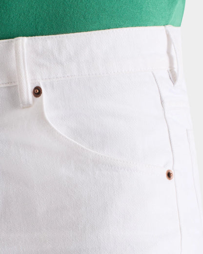 Husbands Paris | Flared High Waisted Jeans In Denim White