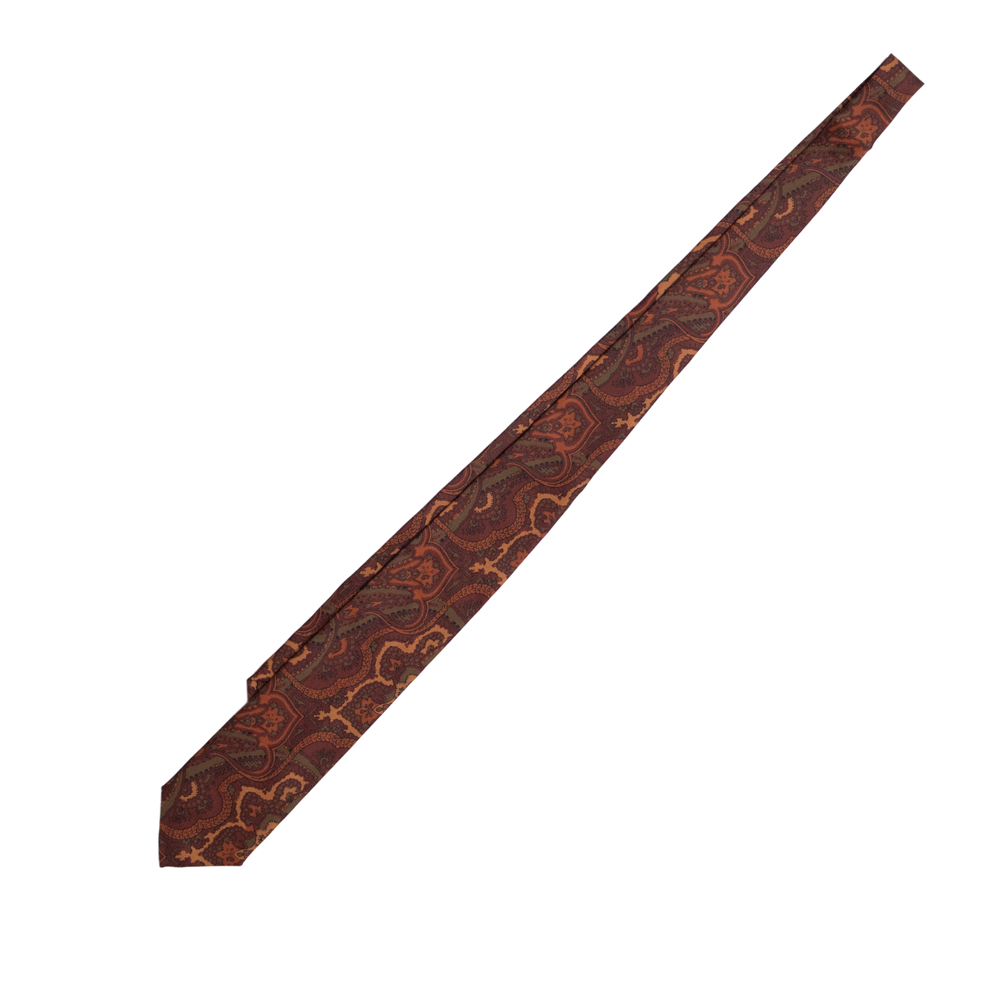 Holliday &amp; Brown | Square Geometric Tie Rust E25214