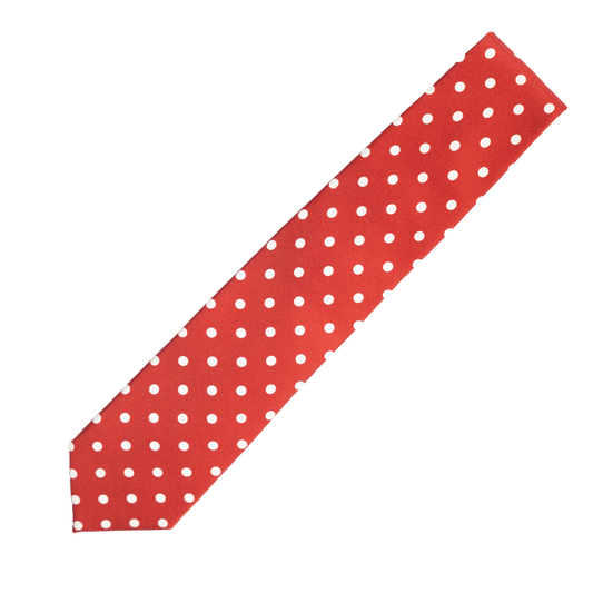 Holliday & Brown | Polka Dot Tie Red J8496 A