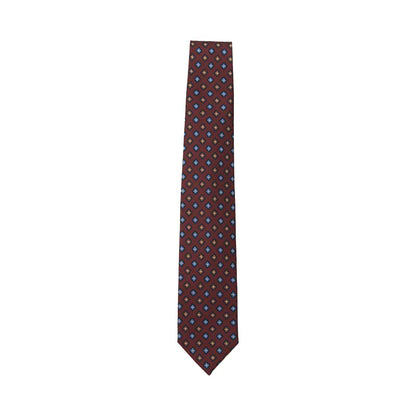 Holliday & Brown | Medallion Tie Burgundy J8548 3