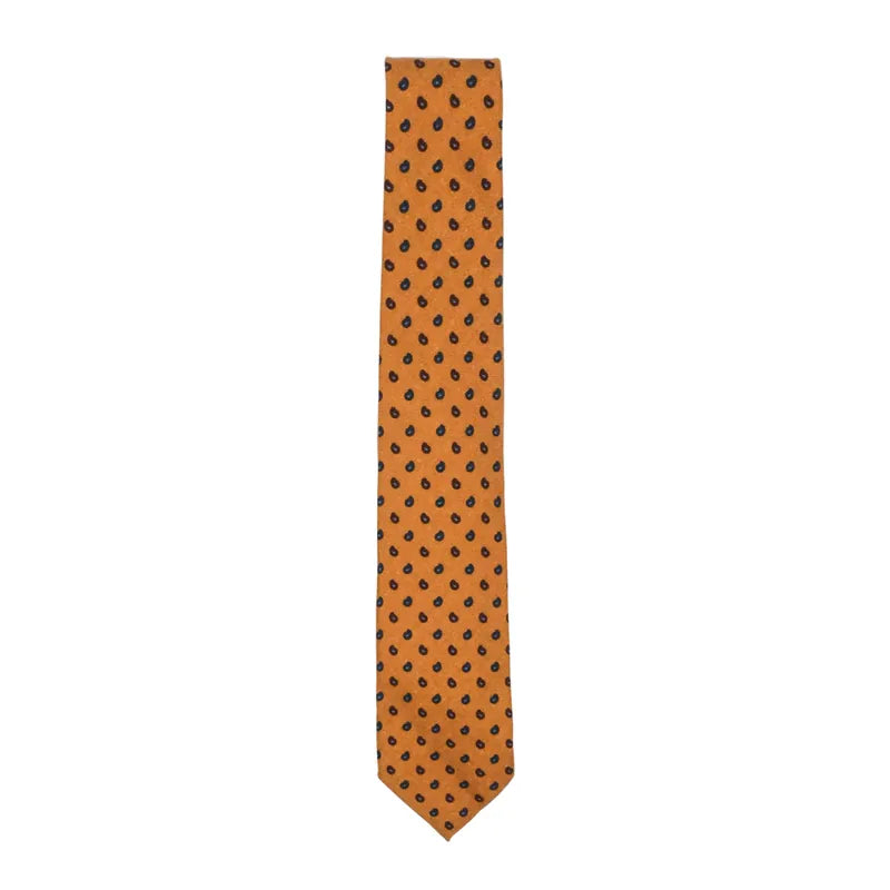 Holliday & Brown |  Wool Tie Gold Tear Drop JA775 5