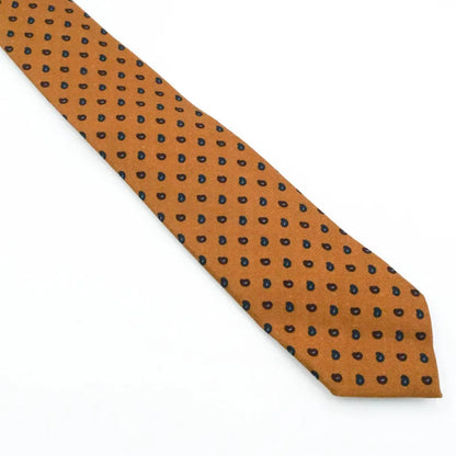 Holliday & Brown |  Wool Tie Gold Tear Drop JA775 5