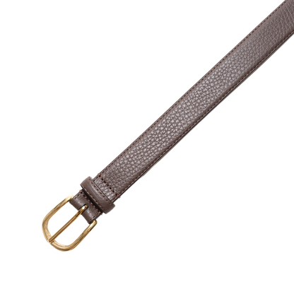 Simonnot Godard | Lagun Grained 25mm Brass Cafe Belt