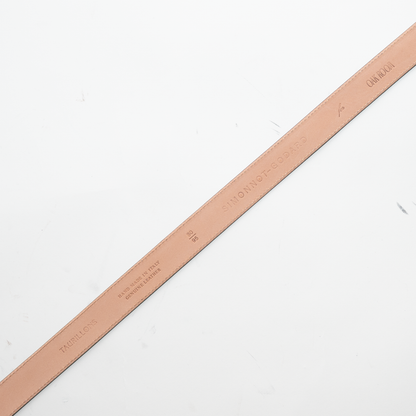 Simonnot Godard | Lagun Grained 25mm Brass Cafe Belt