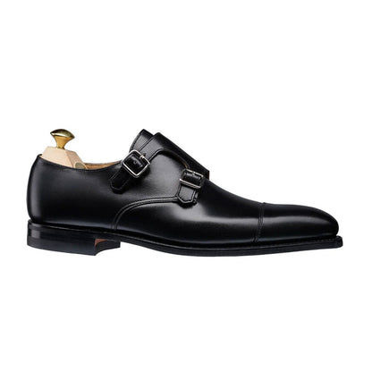 Crockett & Jones | Lowndes Double Monk Black Calf