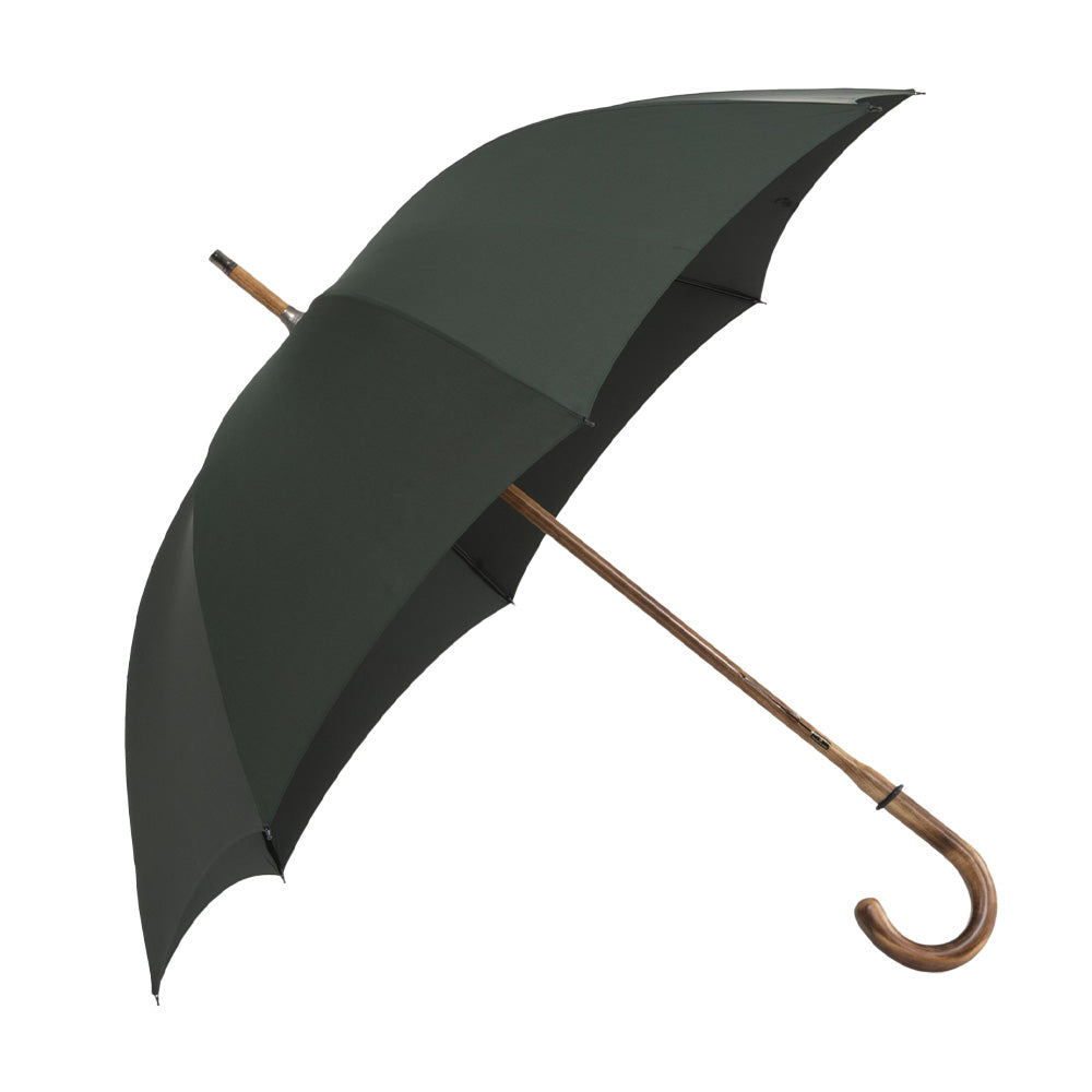 Fox Umbrella | Scorched Maple Solid Dark Green