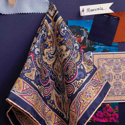 Serà Fine Silk | Manarola Pocket Square