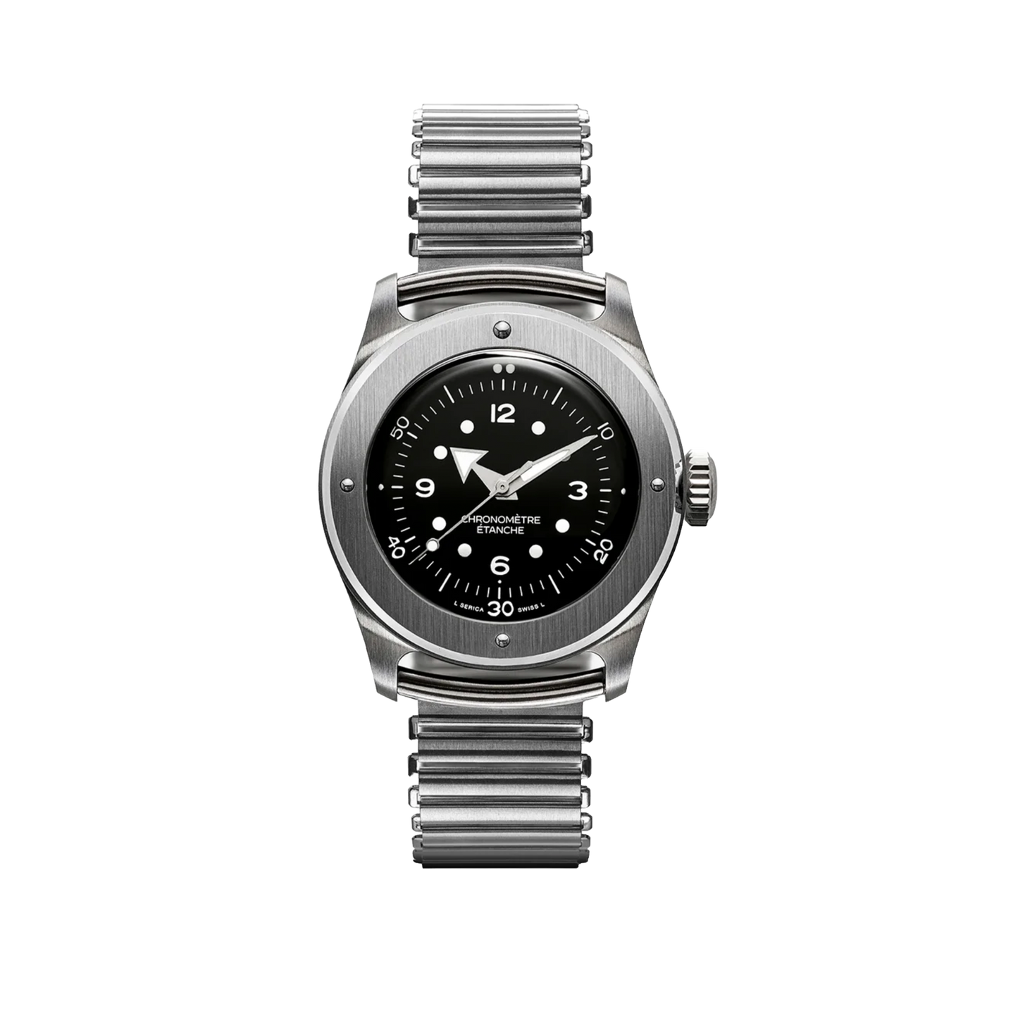 Serica | Ref. 7505-1 Field Chronometer Black