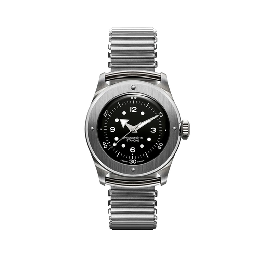 Serica | Ref. 7505-1 Field Chronometer Black
