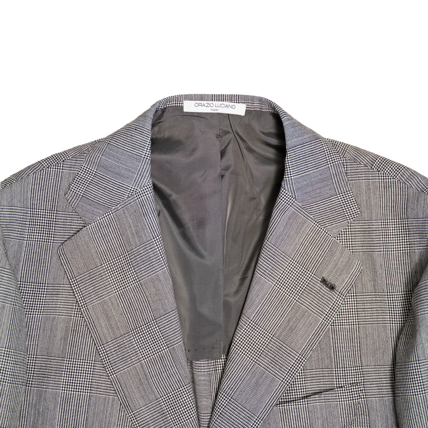 Orazio Luciano | Single Breasted Suit Black & White POW