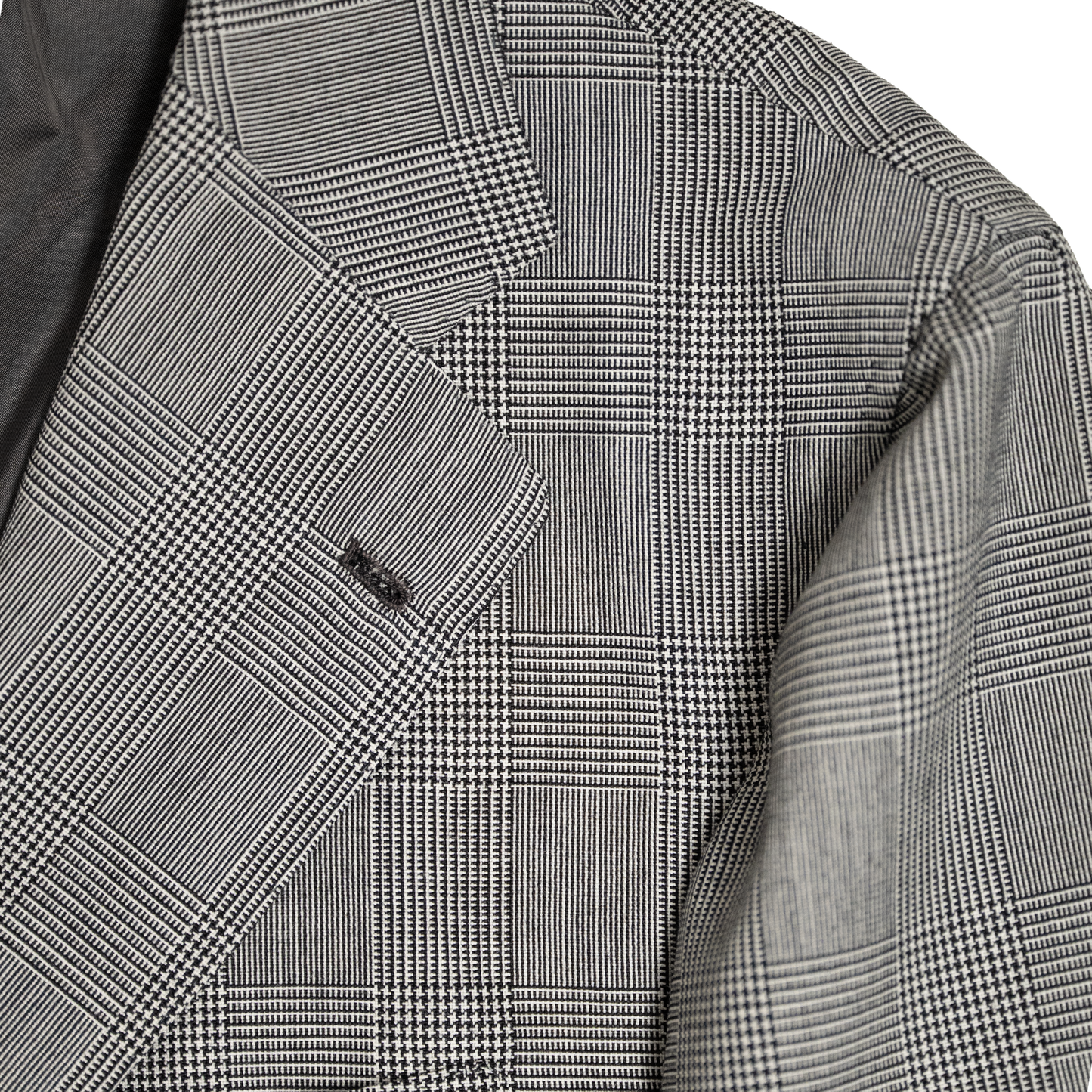 Orazio Luciano | Single Breasted Suit Black & White POW