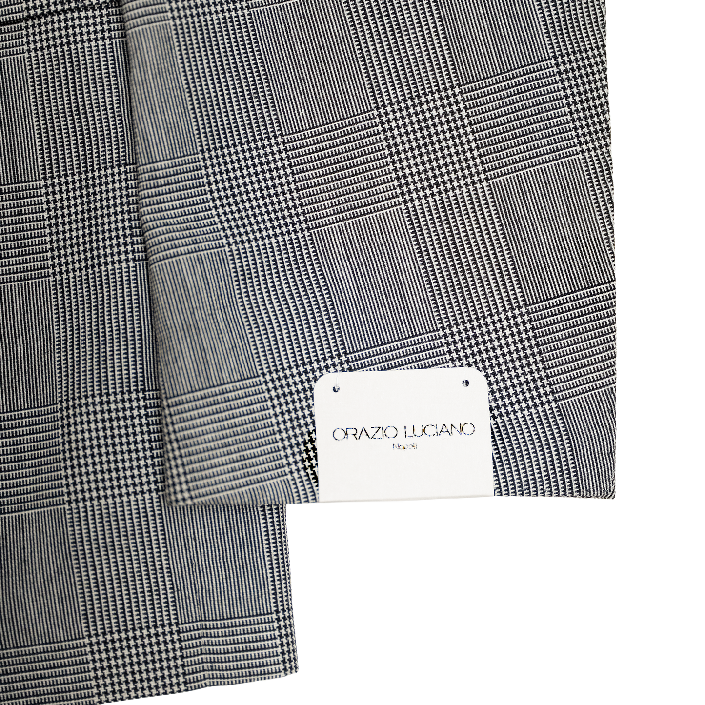 Orazio Luciano | Single Breasted Suit Black & White POW