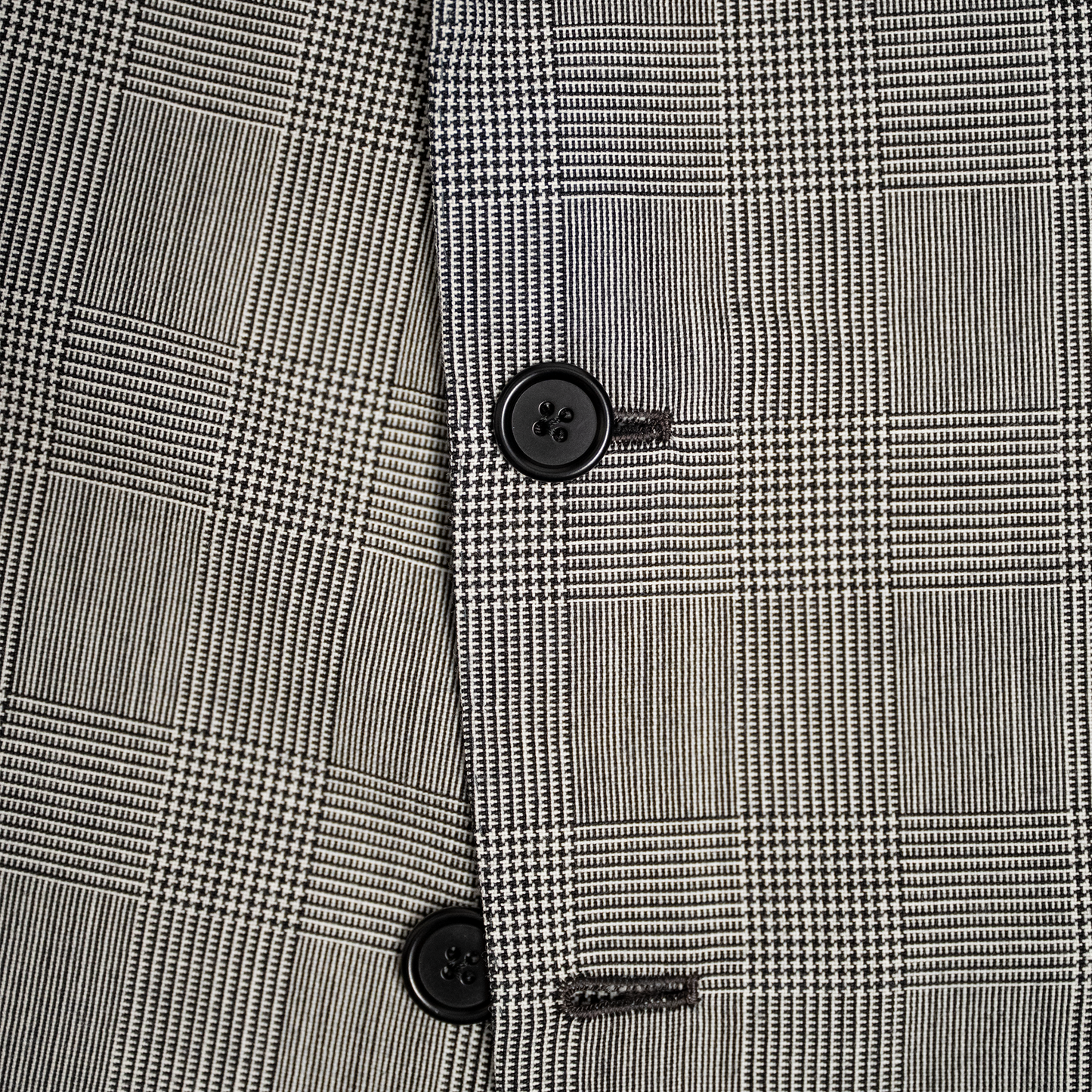 Orazio Luciano | Single Breasted Suit Black & White POW