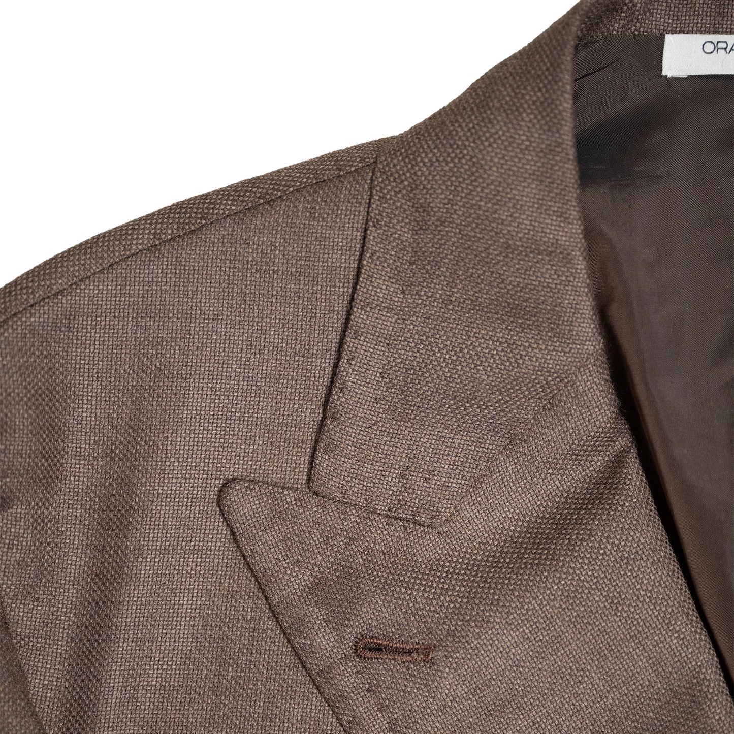 Orazio Luciano | Double Breasted Jacket Warm Taupe