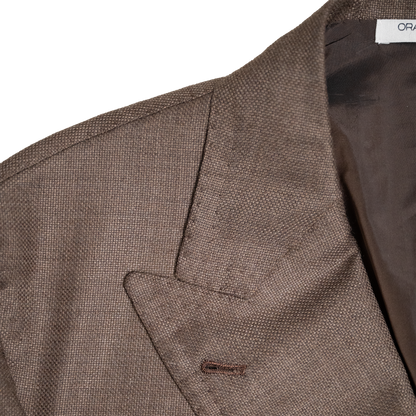 Orazio Luciano | Double Breasted Jacket Warm Taupe