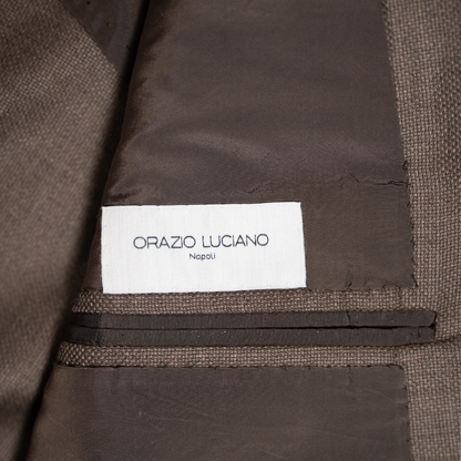 Orazio Luciano | Double Breasted Jacket Warm Taupe