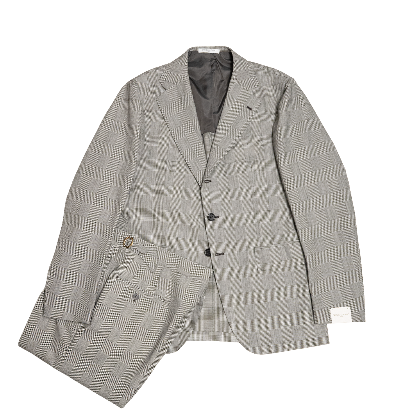 Orazio Luciano | Single Breasted Suit Black & White POW