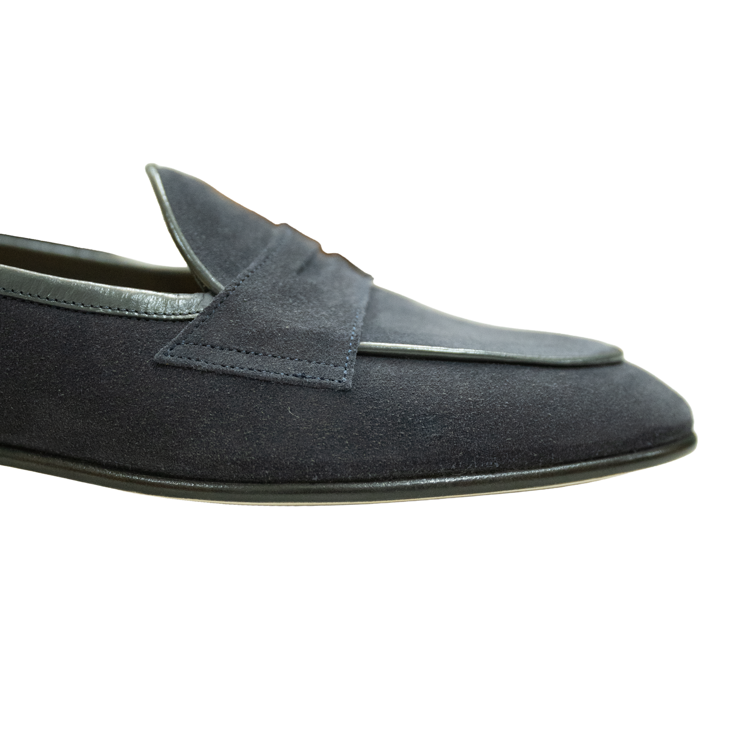 Oriental Shoemaker | Fry Unlined Suede Belgian Loafer Grey