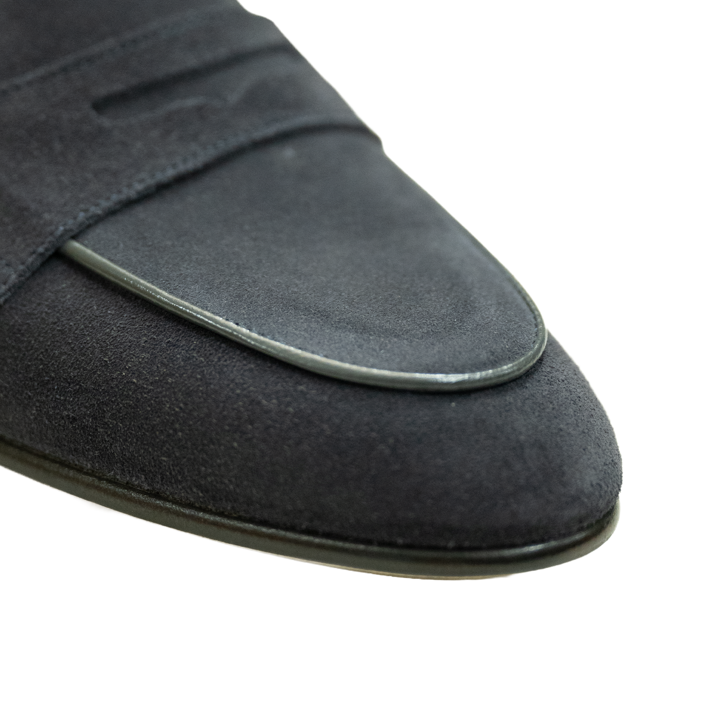 Oriental Shoemaker | Fry Unlined Suede Belgian Loafer Grey