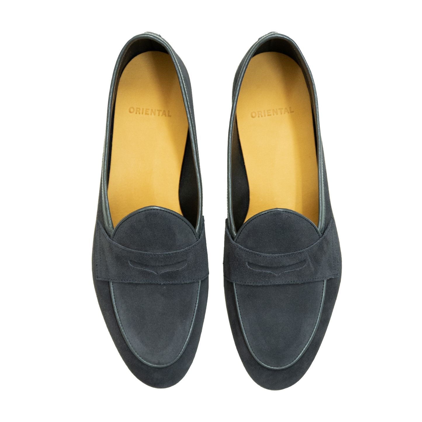 Oriental Shoemaker | Fry Unlined Suede Belgian Loafer Grey