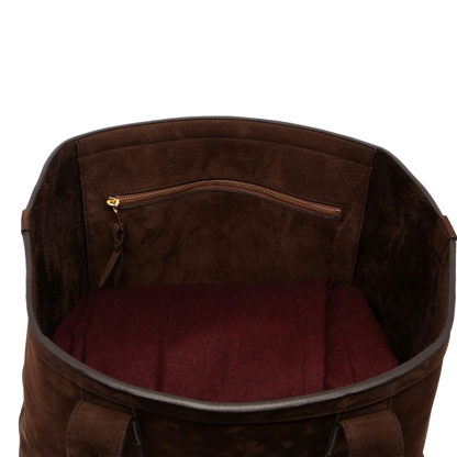 Frank Clegg | Permanent Style x Frank Clegg The Nubuck Tote Chocolate