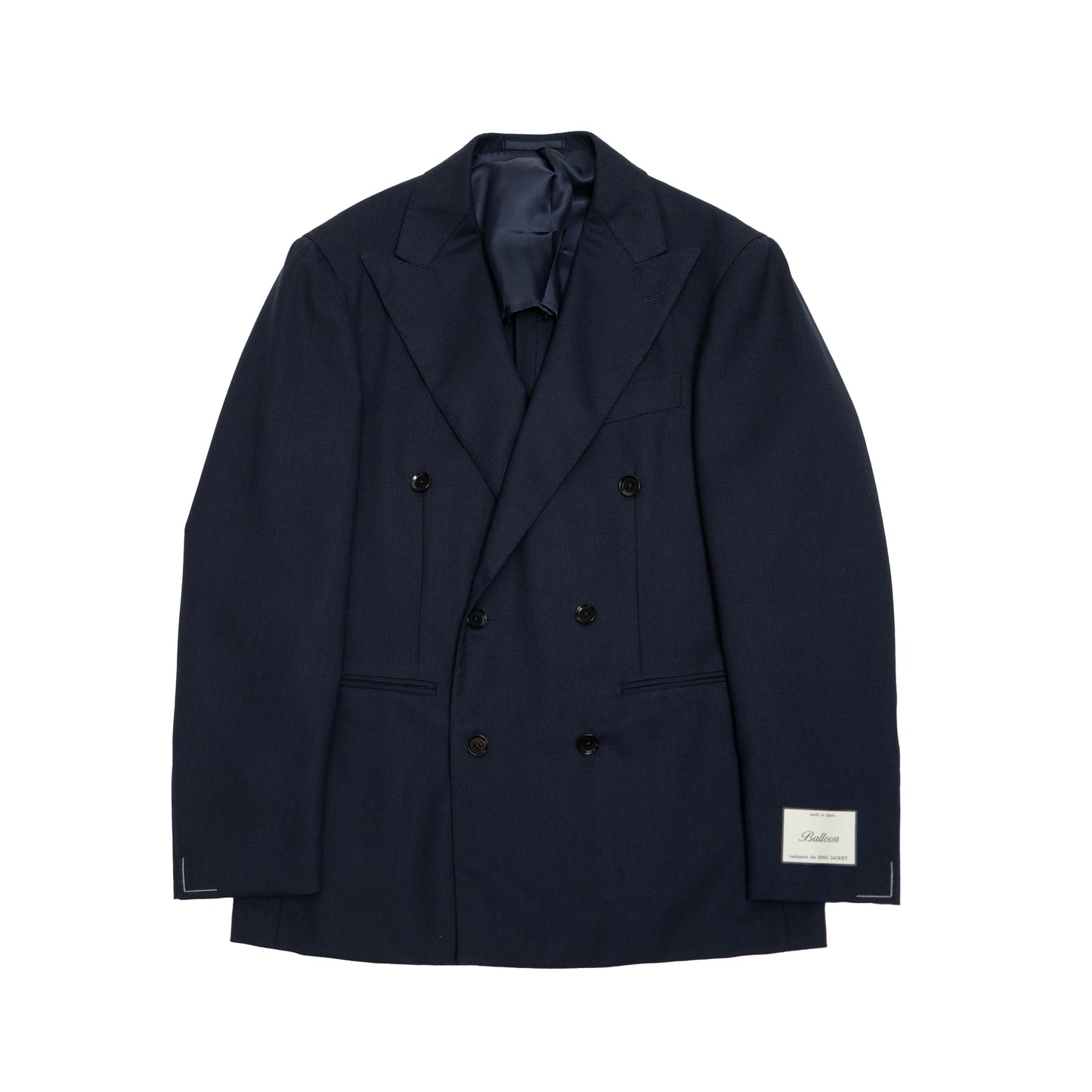 Ring Jacket | Ballon Double Breasted Suit Navy