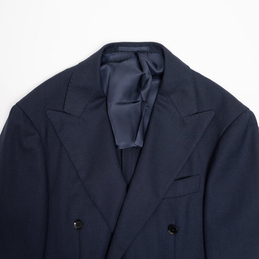 Ring Jacket | Balloon Double Breasted Jacket Navy