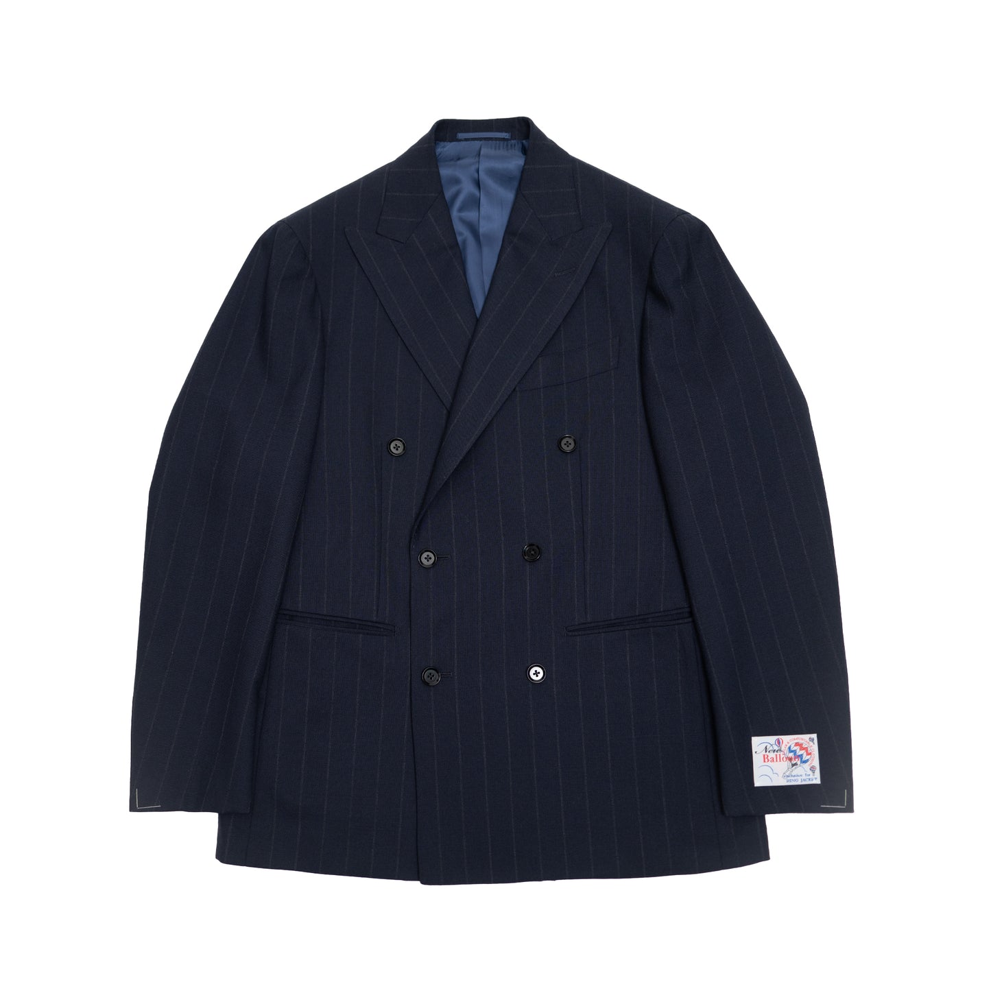 Ring Jacket | Fresco DB Suit Navy Pinstripe