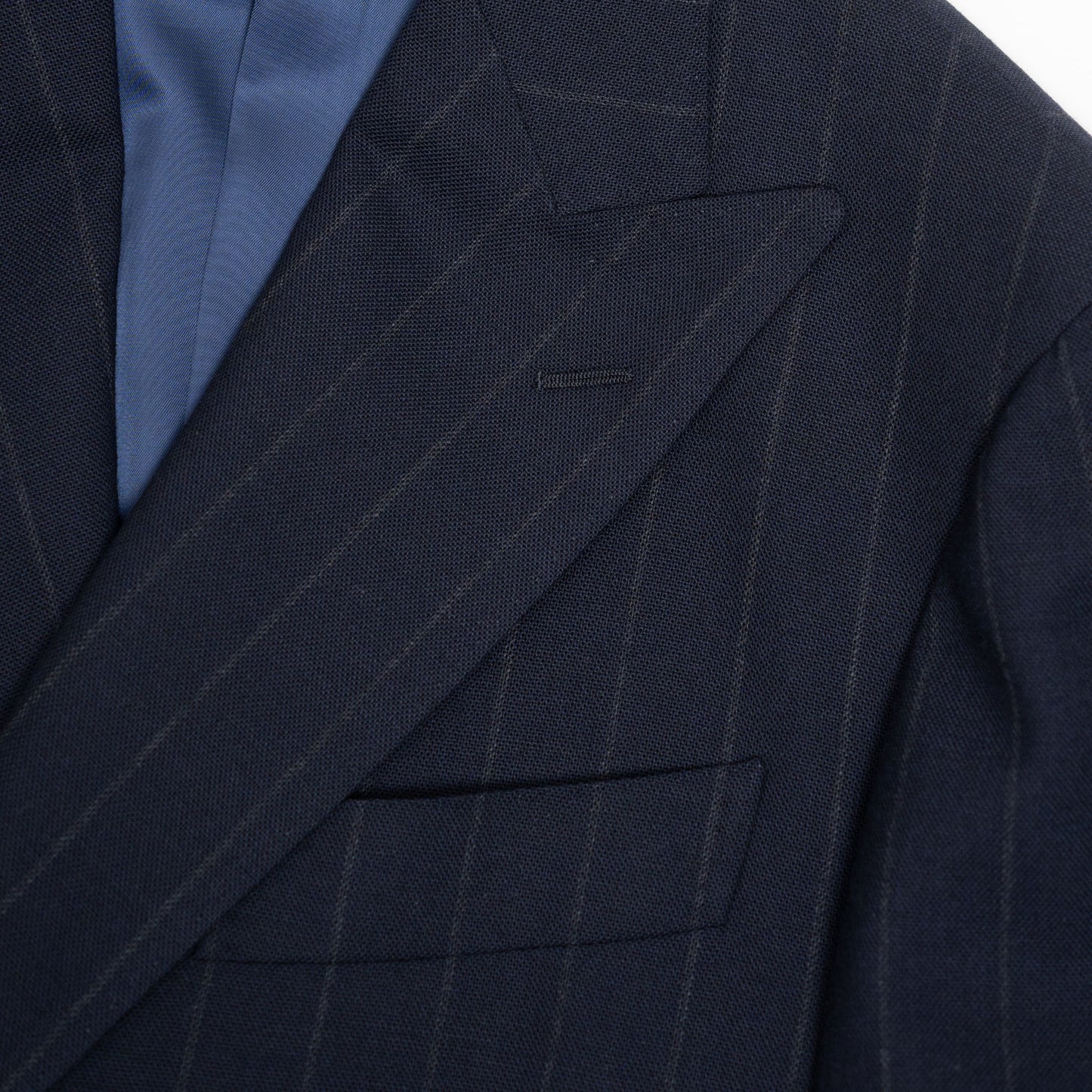 Ring Jacket | Fresco DB Suit Navy Pinstripe