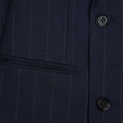 Ring Jacket | Fresco DB Suit Navy Pinstripe