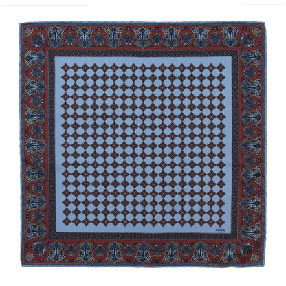 Serà Fine Silk | Ravenna Light Blue Silk Pocket Square