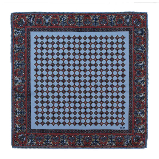 Serà Fine Silk | Ravenna Light Blue Silk Pocket Square