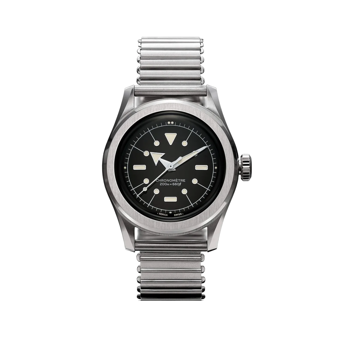 Serica | Ref. 6190-1 M.S.L. Black Enamel