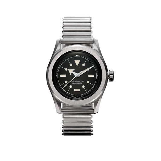 Serica | Ref. 6190-1 M.S.L. Black Enamel